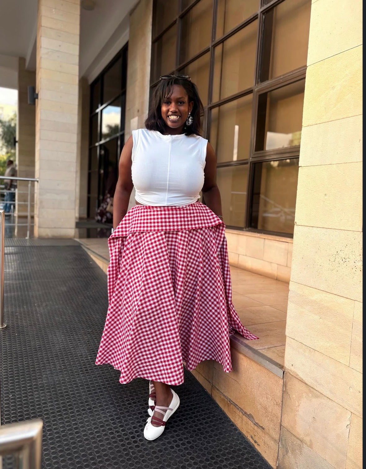 Gigham skirt